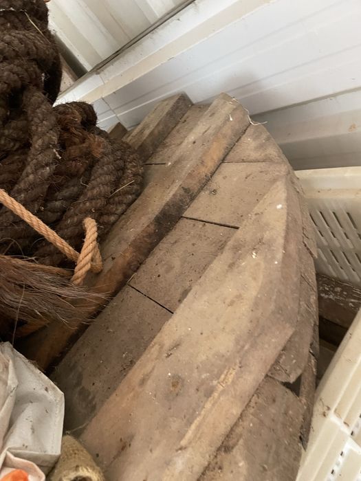 Prensa de vinho antiga