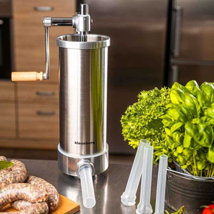 Ręczna nadziewarka do kiełbasy 3kg Klausberg Pionowa