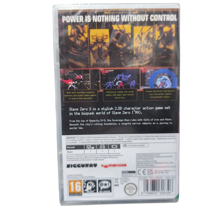 NA LEWARA gra Slave Zero X na konsolę Nintendo Switch NOWA Kartridż