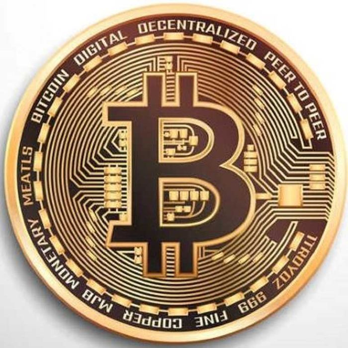Opłatek na tort Bitcoin Waluta