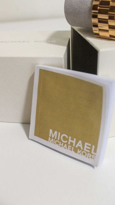 Relógio Michael Kors rosa dourado