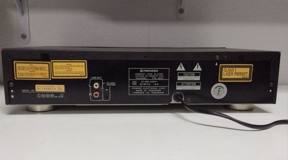 PIONEER leitor de cd PD-201
