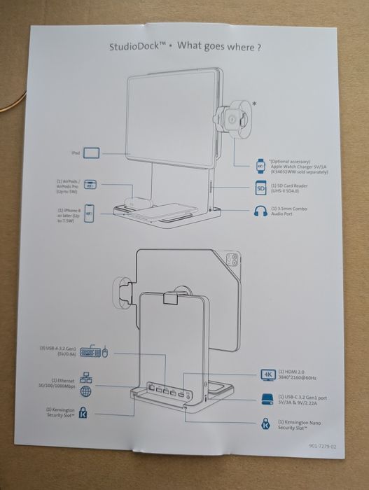Підставка Kensington StudioDock для iPad 12,9"