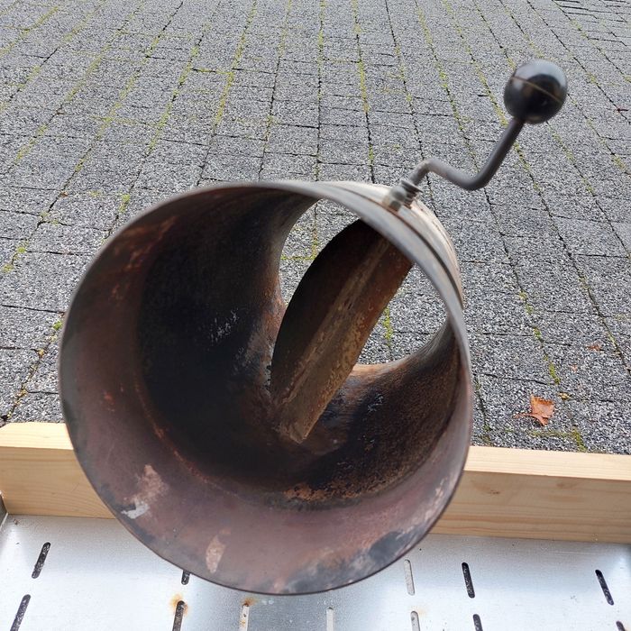 Rura do pieca dł. 350mm Ø 180 z klapą spalinową