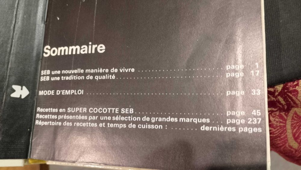 300 Recettes SEB Livro de Receitas/Técnico