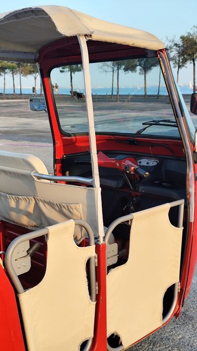 TUK Piaggio Ape Calessino 200 — Modelo Clássico (Combustão) Homologado 3+1 Lugares