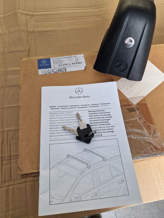 MERCEDES GL GLS bagażnik dachowy belki  oryginał MB