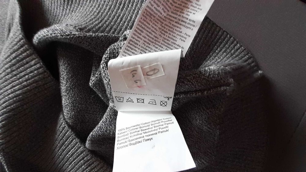 Sweter bluzka męski roz.L szary w pik