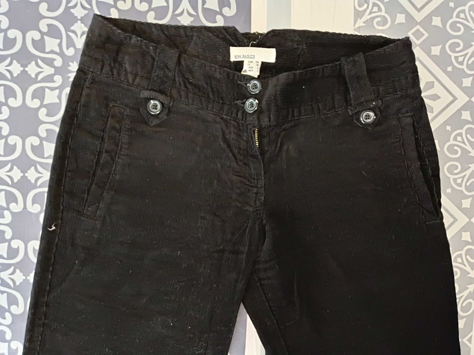 2 pares Calças 38 Mango (fazenda e bombazine)