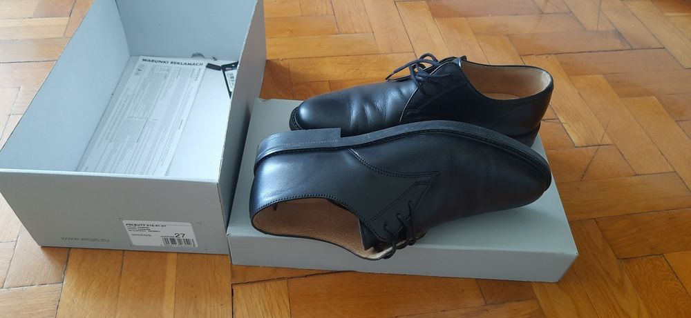Buty męskie skórzane