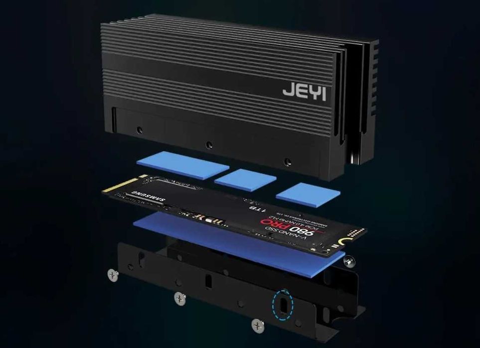 Радиатор SSD NVME M.2 2280 JEYI Warship IGLACIER Thermalright COOLLEO
