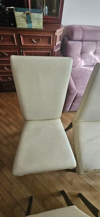 Krzesła skóra ekologiczna