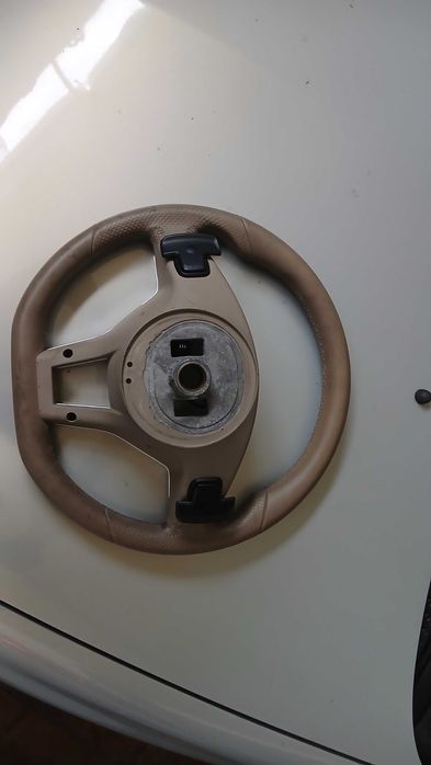 Volante Mercedes Multifunções Pele Bege Original