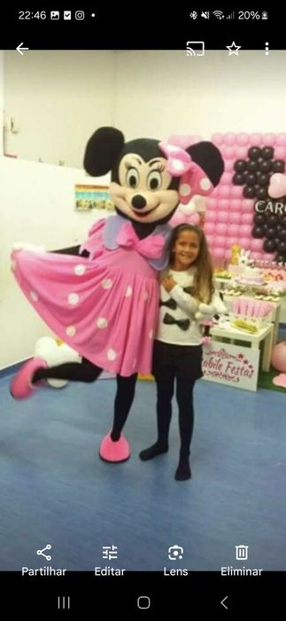 Vende se Mascote minie rosa