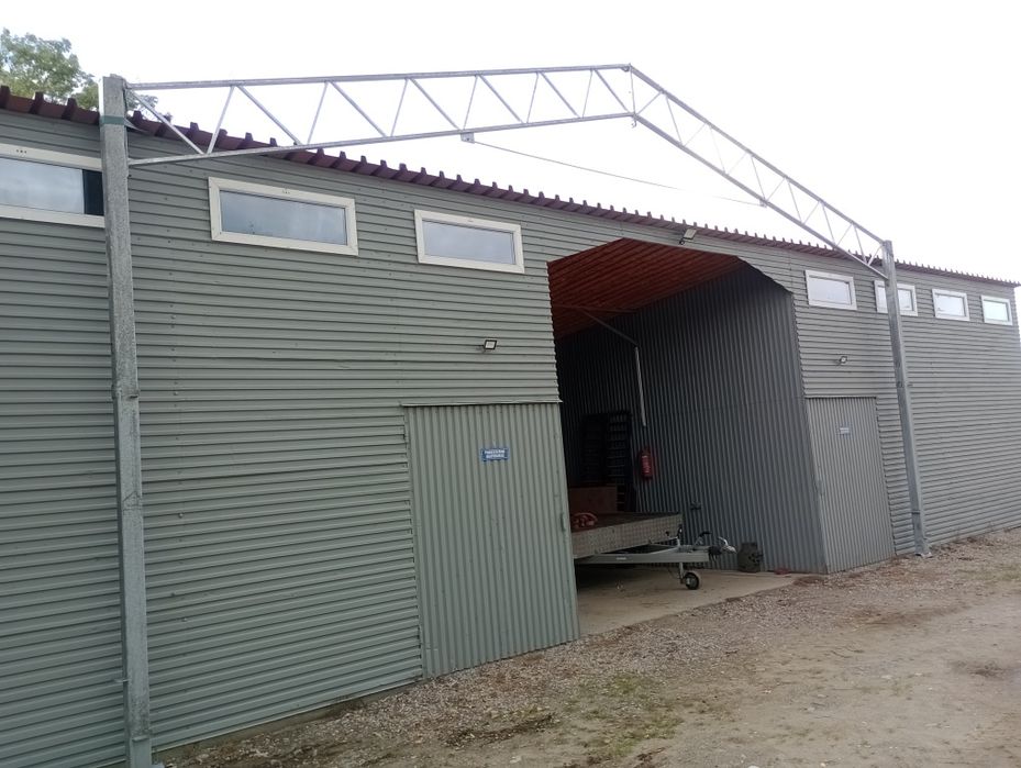 Konstrukcja stalowa hali 12m x 20m-4.5m, komplet elementów.