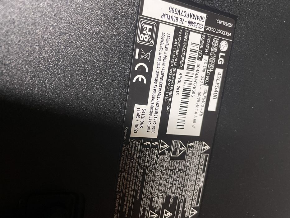 TV LED LG 43”