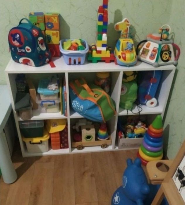 Стелаж дитячий для іграшок Полиця Полка Стеллаж детский для игрушек