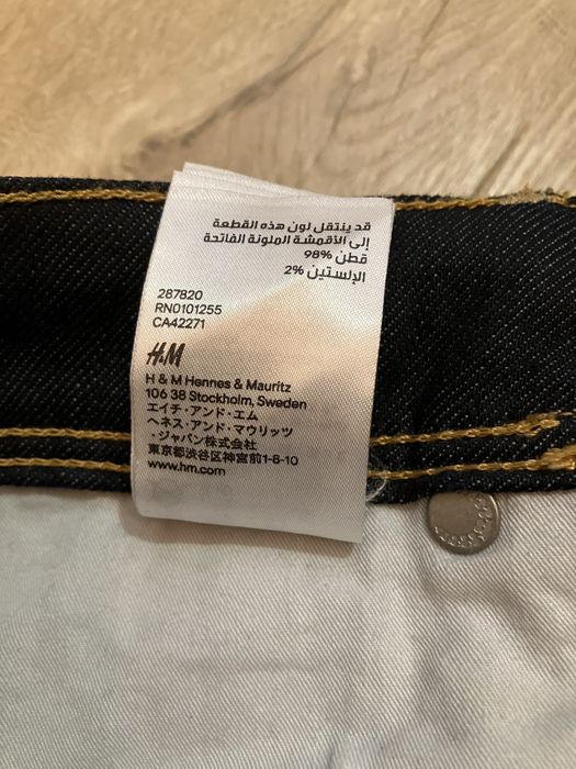 H&M jeansy damskie granatowe j nowe