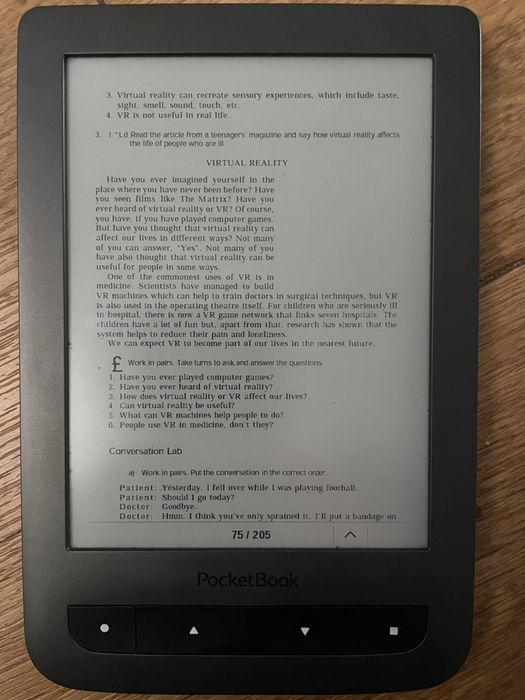 Електронна книга Pocketbook 624 під відновлення