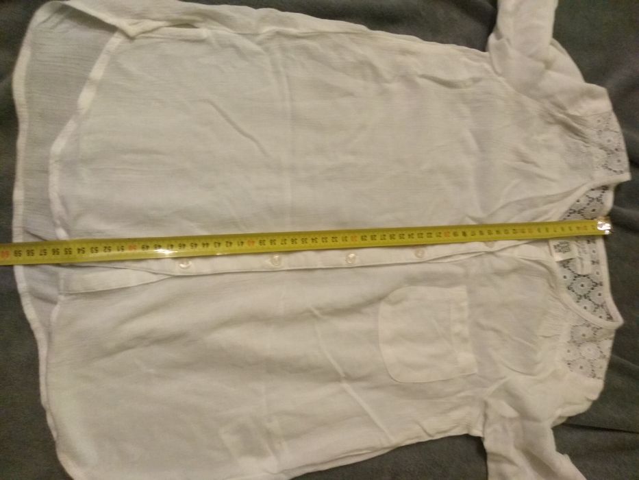 Piękna biała bluzka koszula elegancka H&M