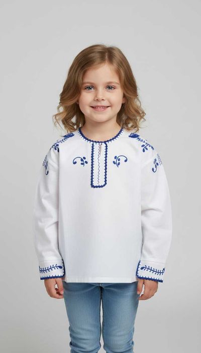 Camisa Bordada de Viana - Criança