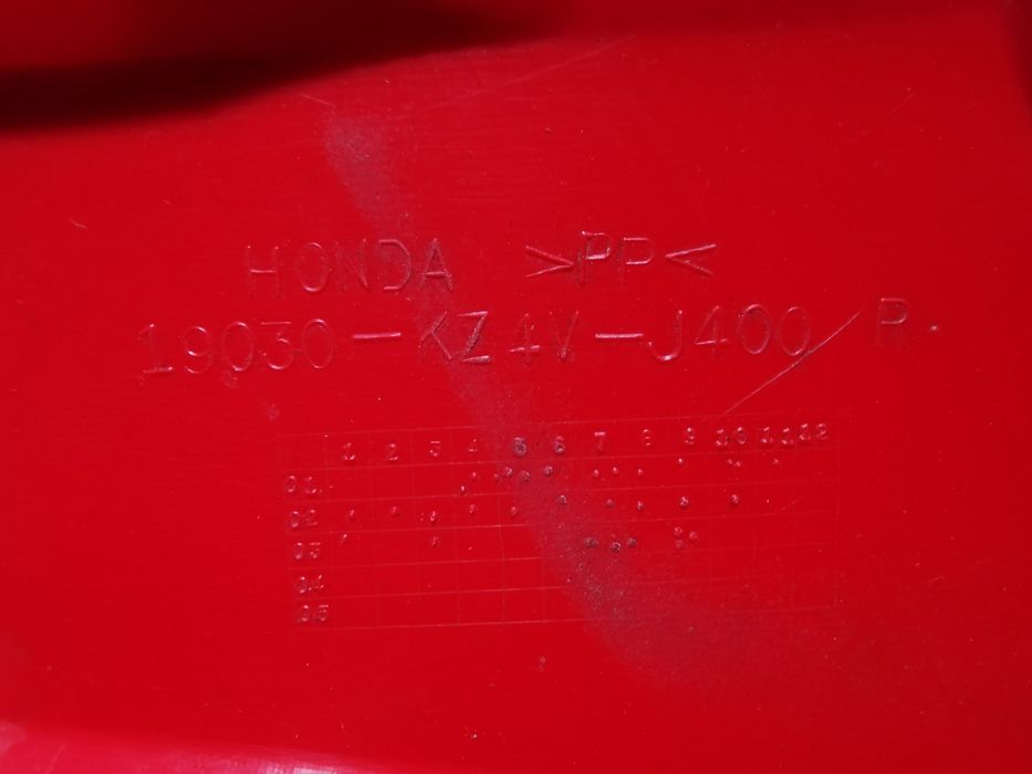 Honda Cr 125 R osłona owiewka boczna przod prawa panel