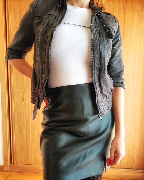 Casaco Zara aspeto envelhecido