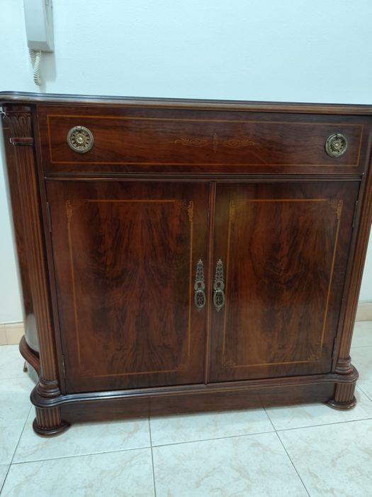 Consola de apoio mogno, estilo Duncan.
