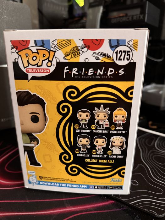 Funko pop Friends Joey with pizza 1275