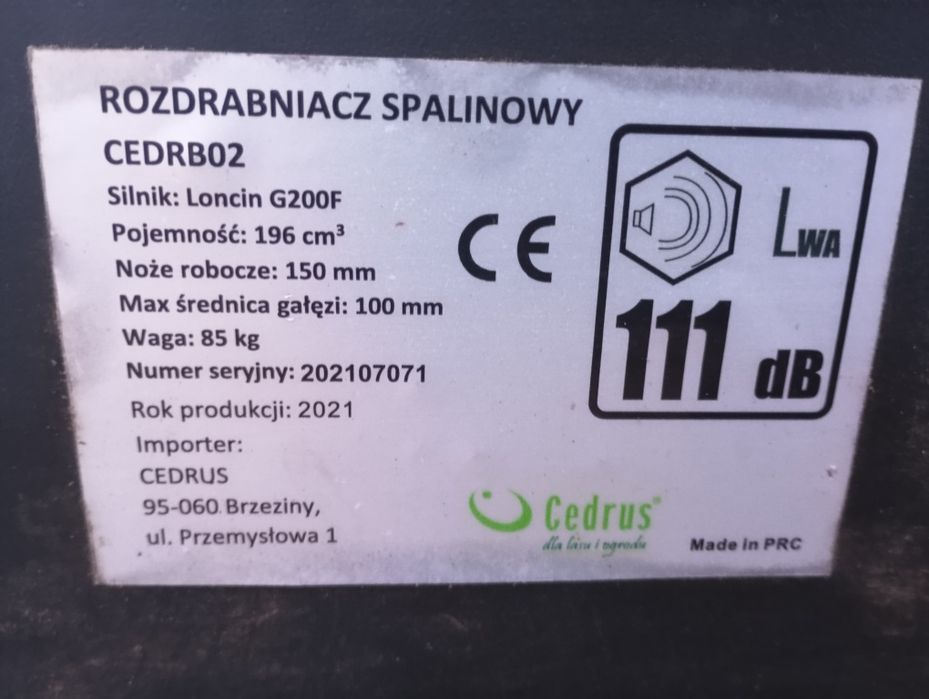 Sprzedam Rębak  do Gałęzi