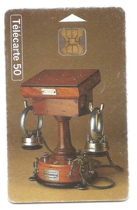 Aparat Telefoniczny "Ader" 1880 [francuska karta telefoniczna]