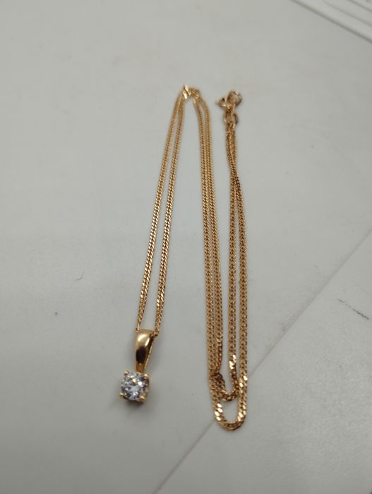 Золотая цепочка с кулончиком 2.63 грамма 50 см