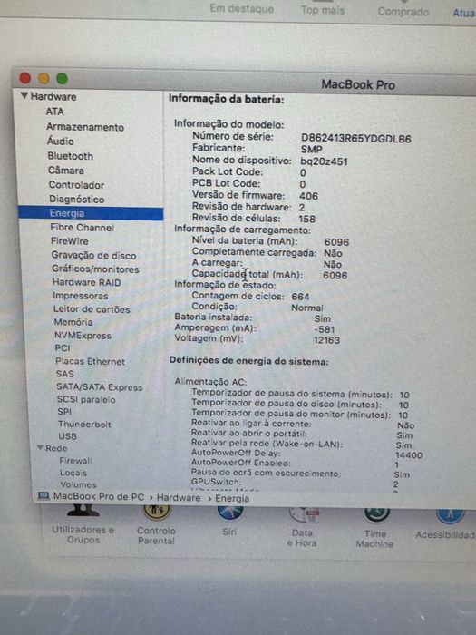 MacBook Pro 15 polegadas