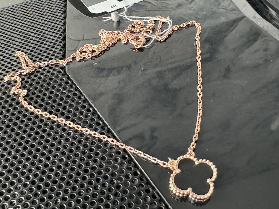 Золотая цепочка колье ван клиф 585 проба распродажа