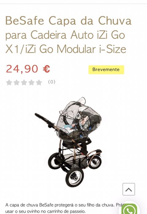 Forra Bambu/capa da chuva  para ovo da besafe