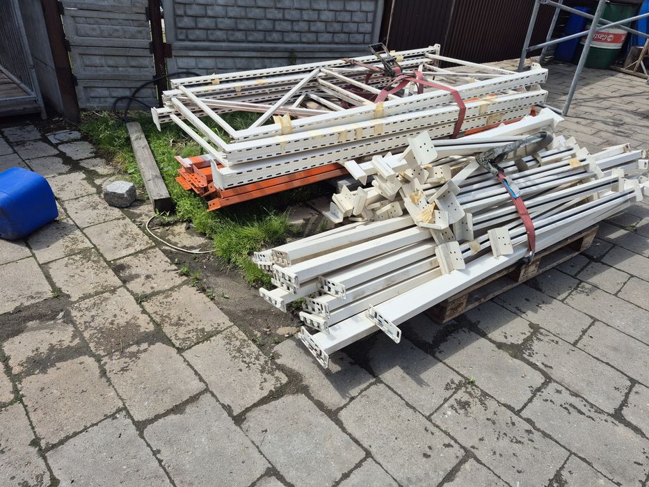 Regal magazynowy 2x1x5 duzo dodatkowych trawersow
