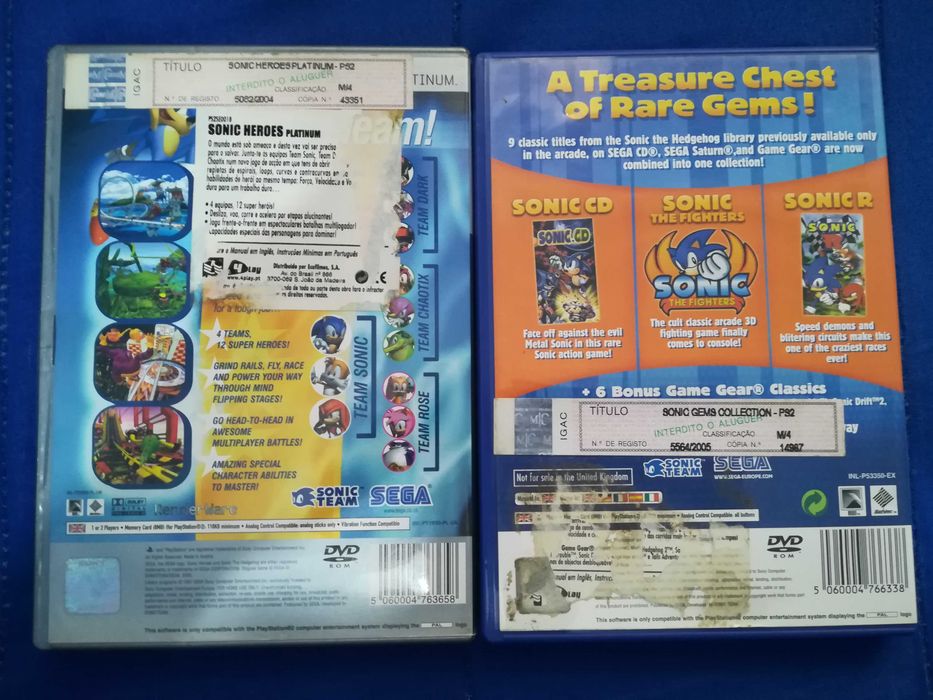 PACK Títulos SONIC - Títulos Descontinuados, MAS MUITO ADORADOS!