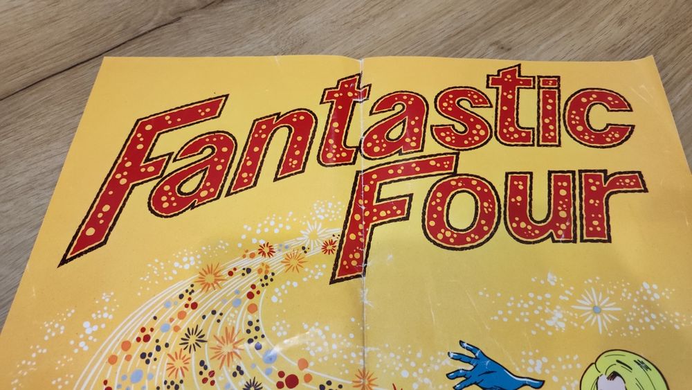 Fantastic Four Marvel 1980 - Poster Antigo