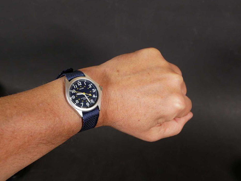 Seiko ALBA AQPK402 Ø35.5мм NAVY