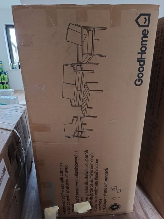 Zestaw mebli ogrodowych tarasowych Morea aluminium