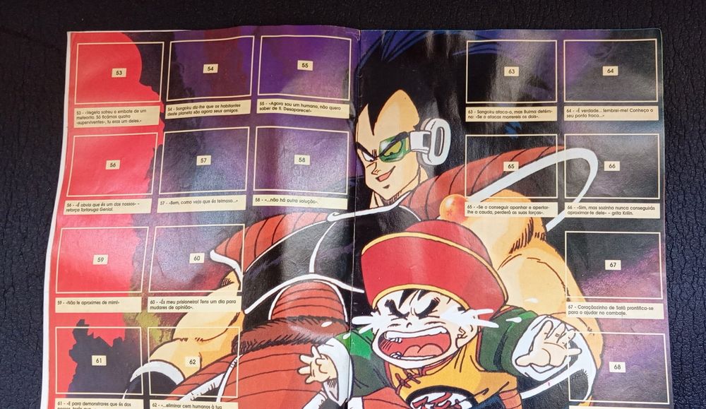 Caderneta nova  Dragon Ball Z Panini anos 90.