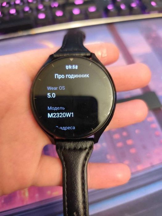 Смарт-годинник Xiaomi Watch 2 з NFC, фітнес браслет, Black TPU Strap, 2 чорні ремінці
