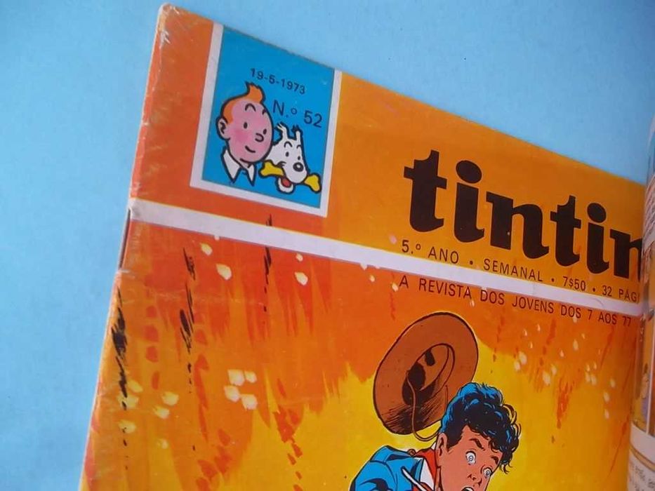 Revista semanal TINTIN - 5º Ano completo Nº 1 a 52