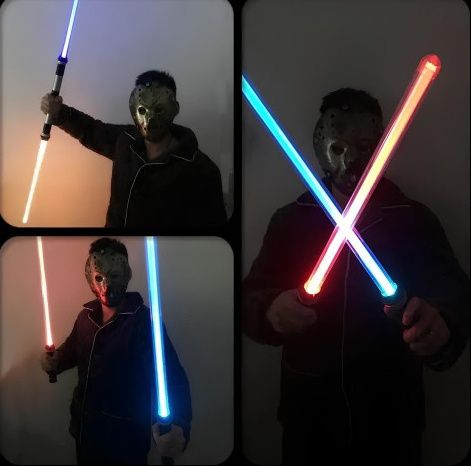 Світловий меч 2 шт. лазерний. Зоряні війни. Star Wars. Джедай. Косплей