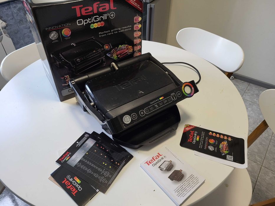Гриль-барбекю электрический Tefal OptiGrill+ GC712834 Тефаль