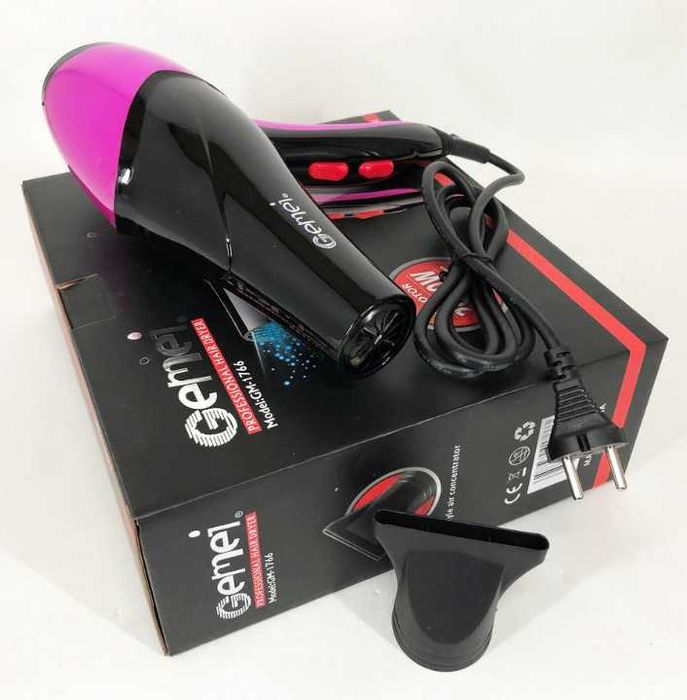 Потужний фен з коробкою на подарунок, фен для волос