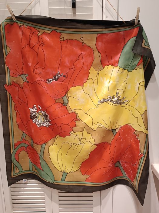 Шовкова хустка, батік.