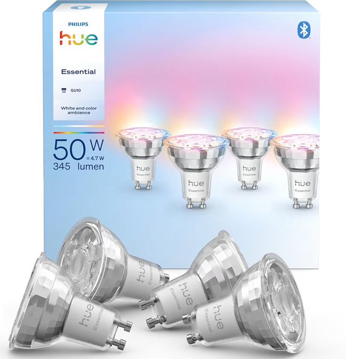 Żarówki Philips hue essential 4 sztuki