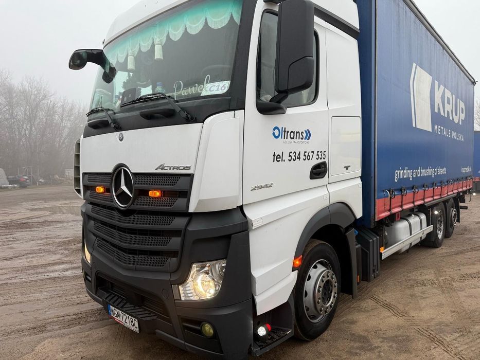 Mercedes-Benz Actros 2542  Mercedes-Benz Actros 2548 Mercedes-Actros 2542 MP4solo plandeka,firana