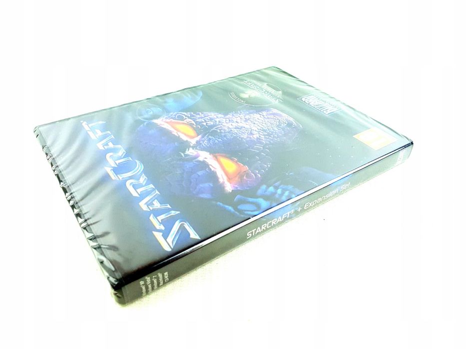 Starcraft + Broodwar Oryginalne wydanie angielskie Fabryczna folia / egzemplarz kolekcjonerski